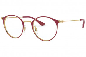 Lunettes de vue Ray-Ban RX6378 47mm Gold on top amaranth