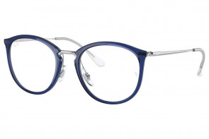 Lunettes de vue Ray-Ban RX7140 49mm Transparent Blue