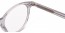 Lunettes de vue French Rétro Ariston 46mm Cristal Gris - détail charnière