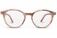 Lunettes de vue French Rétro Enfant Ary 43mm Marron marbre - vue de face