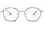 Lunettes de vue French Rétro Aurore 52mm Ecailles Gris et Bronze, vue de face