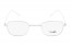 Lunettes de vue Fléo Beny - 46mm - Argent - vue de face