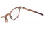 Lunettes de vue French Rétro Castal 47mm Marron marbré, détail