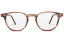 Lunettes de vue French Rétro Castal 47mm Marron marbré, vue de face