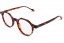 Lunettes de vue French Rétro Eddy 45mm Ecaille marron foncé