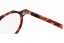 Lunettes de vue French Rétro Eddy 45mm Ecaille marron foncé - détail