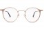 Lunettes de vue French Rétro Hayley 45mm Or mat - vue de face