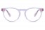 Lunettes de vue Jack & Francis Mack 47mm Crystal rose - vue de face