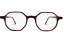 Lunettes de vue French Rétro Jeff 46mm Ecaille marron foncé - vue de face