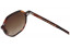 Lunettes de soleil French Rétro Jey 48mm Ecaille Marron Foncé, détail