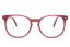 Lunettes de vue LARENA 50mm Crystal Milky Plum, vue de face