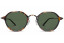 Lunettes de soleil French Rétro Lewis 48mm Ecaille Marron Bronze, vue de face