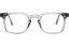 Lunettes de vue French Rétro Prudy 49mm Cristal Gris Clair, vue de face