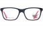 Lunettes de vue enfant h.Mahéo RT100 49mm Noir/Rouge - vue de face