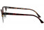 Lunettes de vue Ray-Ban RX5154 51mm Transparent Red On Havana, vue de profil