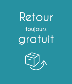 Tous les retours sont gratuits chez Gweleo